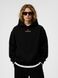 Women's Hoodie Oversize "Twosome Nuns&rdquo;, Black, One Size