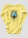 Kid's Bodysuite "The Ghost of Kyiv", Light Yellow, 56 (0-1 month)