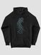 Kid's hoodie "Jellyfish Knob", Black, XS (110-116 cm)