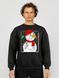 Men's Sweatshirt &ldquo;Crazy Snowman&rdquo;, Black, L