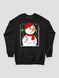Men's Sweatshirt &ldquo;Crazy Snowman&rdquo;, Black, L