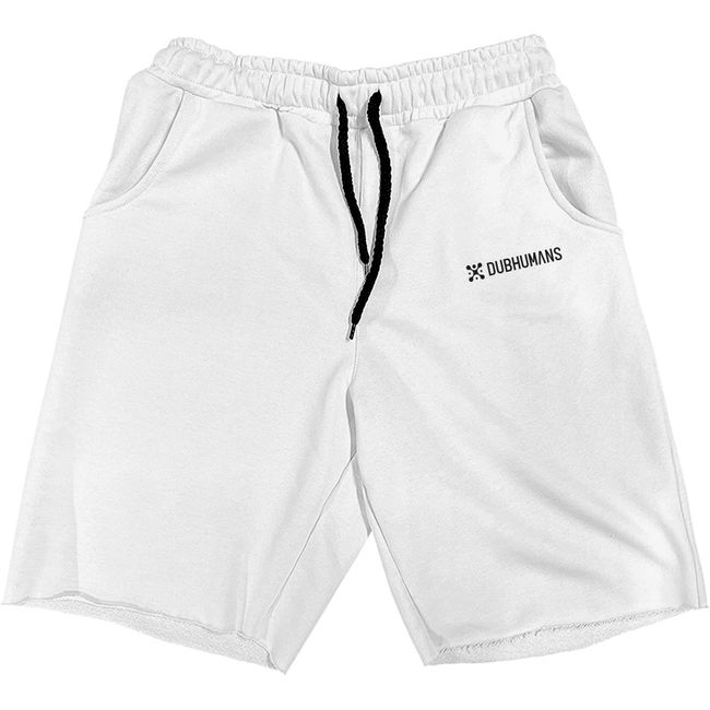 Men's Shorts oversize, White, M-L