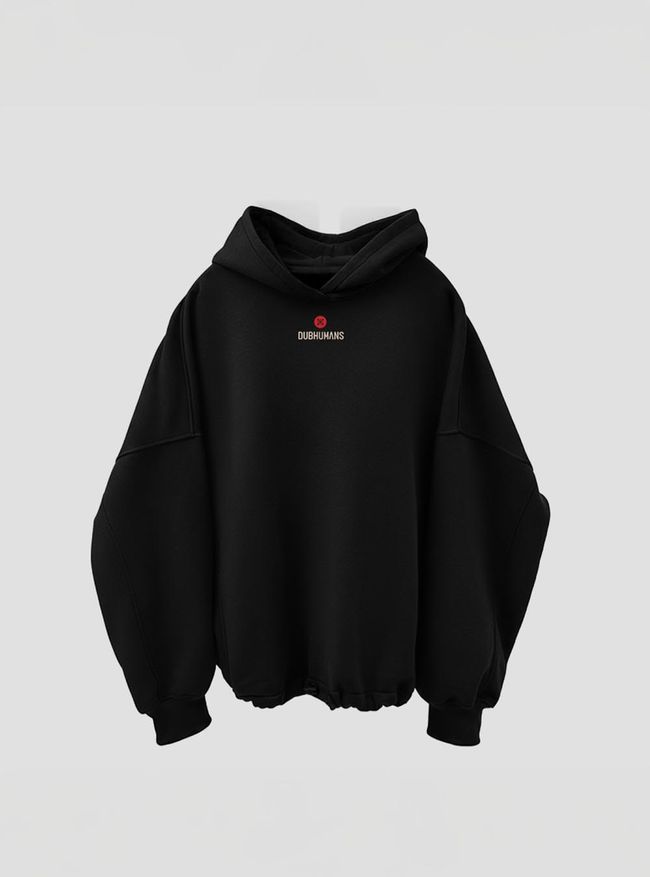 Women's Hoodie Oversize "Twosome Nuns&rdquo;, Black, One Size