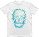 Men's T-shirt "Forest Skull", White, XS