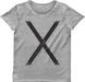 Women's T-shirt "X", Gray melange, XS