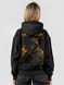Women's Hoodie "Cats at Work (3SAB)", Black, M-L