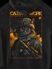 Women's Hoodie "Cats at Work (3SAB)", Black, M-L