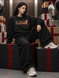 Women's Sweatshirt &rdquo;&rdquo;Determined Gaze&rdquo;, Black, M
