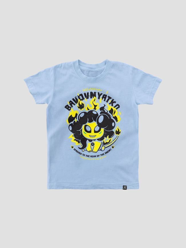 Футболка дитяча "Бавовнятко", Світло блакитний, XS (110-116 см)
