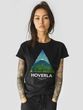 Футболка женская "Hoverla", Черный, XS