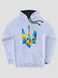 Kid's hoodie "Ukraine Geometric", Light Blue, XS (110-116 cm)