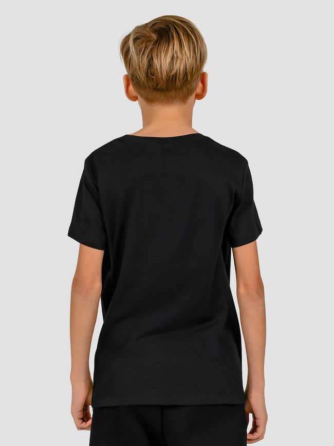 Kid's T-shirt "Stay Tune, be Capy (Capybara)", Black, XS (110-116 cm)