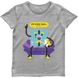 Women's Funny T-shirt “Floppy Grandfa”, Gray melange, XS