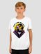 Kid's T-shirt "Stay Tune, be Capy (Capybara)", White, XS (110-116 cm)
