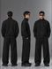 Men&rsquo;s Sweatshirt with Zipper Black, Black, M