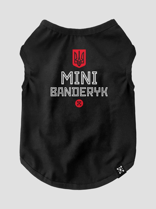 Dog's T-shirt "Mini Banberyk", Black, XS