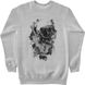 Women's Sweatshirt "Space Dog Laika", Gray, XS