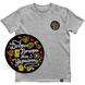 Men's T-shirt with a Changeable Patch “Good evening, we are from Ukraine”, Gray melange, XS