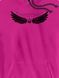 Kid's hoodie "Wings of Liberty", Sweet Pink, XS (110-116 cm)