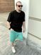 Men's Shorts oversize Mint, Mint, XS-S