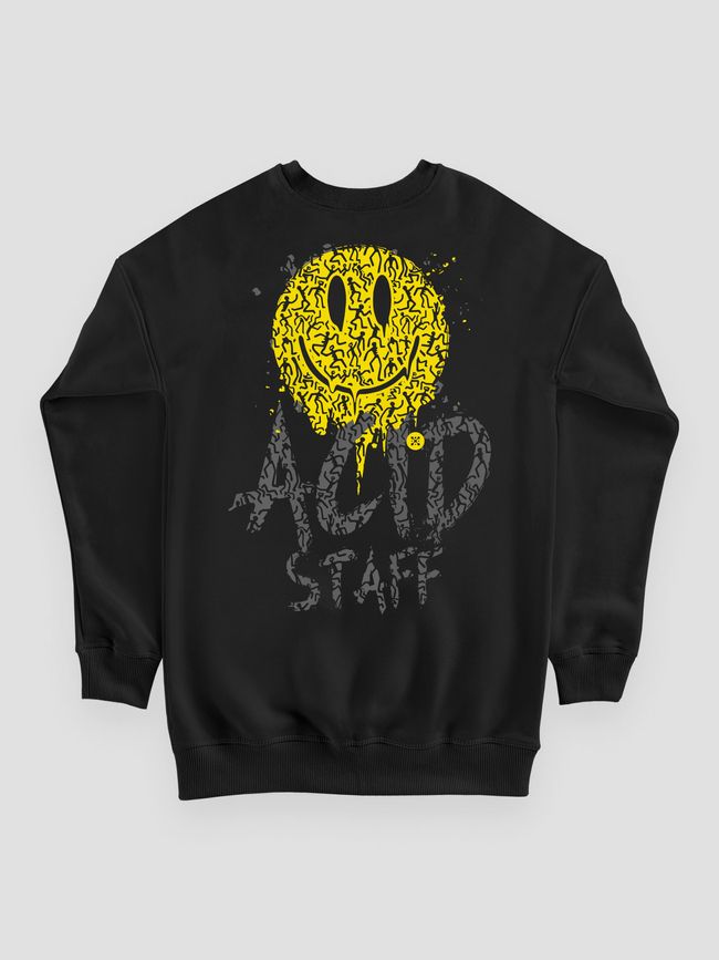 Women's Sweatshirt ””Acid House Staff”, Black, M