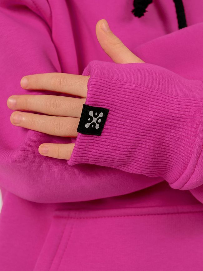 Kid's hoodie "Wings of Liberty", Sweet Pink, XS (110-116 cm)