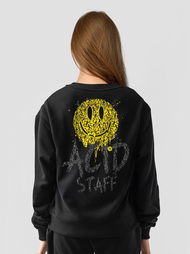 Women's Sweatshirt ””Acid House Staff”, Black, M