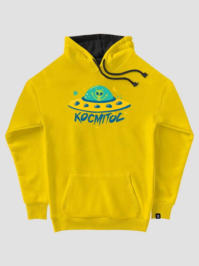 Kid's hoodie "Cosmict", Light Yellow, XS (110-116 cm)