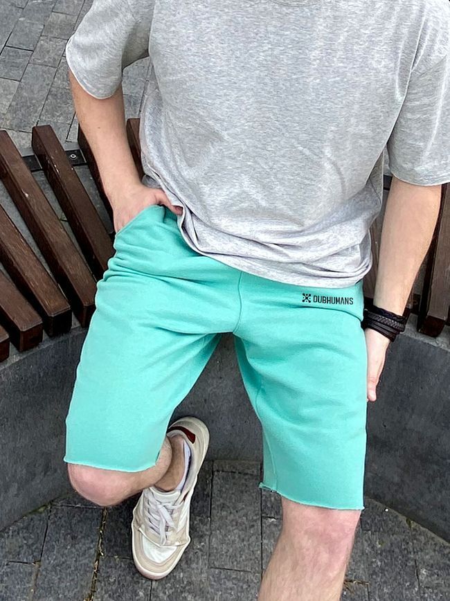 Men's Shorts oversize Mint, Mint, XS-S