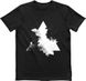Men's T-shirt "Smoke Triangle", Black, XS