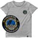 Women's T-shirt with a Changeable Patch “The Ghost of Kyiv”, Gray melange, XS
