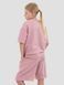 Kid's set Oversized T-shirt and Shorts Dusty pink, Dirty Pink, XS (110-116 cm)