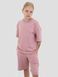Kid's set Oversized T-shirt and Shorts Dusty pink, Dirty Pink, XS (110-116 cm)