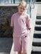Kid's set Oversized T-shirt and Shorts Dusty pink, Dirty Pink, XS (110-116 cm)