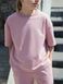 Kid's set Oversized T-shirt and Shorts Dusty pink, Dirty Pink, XS (110-116 cm)