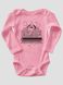 Kid's Bodysuite “Cat on Synthesizer”, Sweet Pink, 56 (0-1 month)