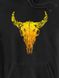 Kid's hoodie "Desert Cow Skull", Black, XS (110-116 cm)