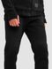 Men's tracksuit set Hoodie with a zipper and Pants, Black, M-L, L (108 cm)