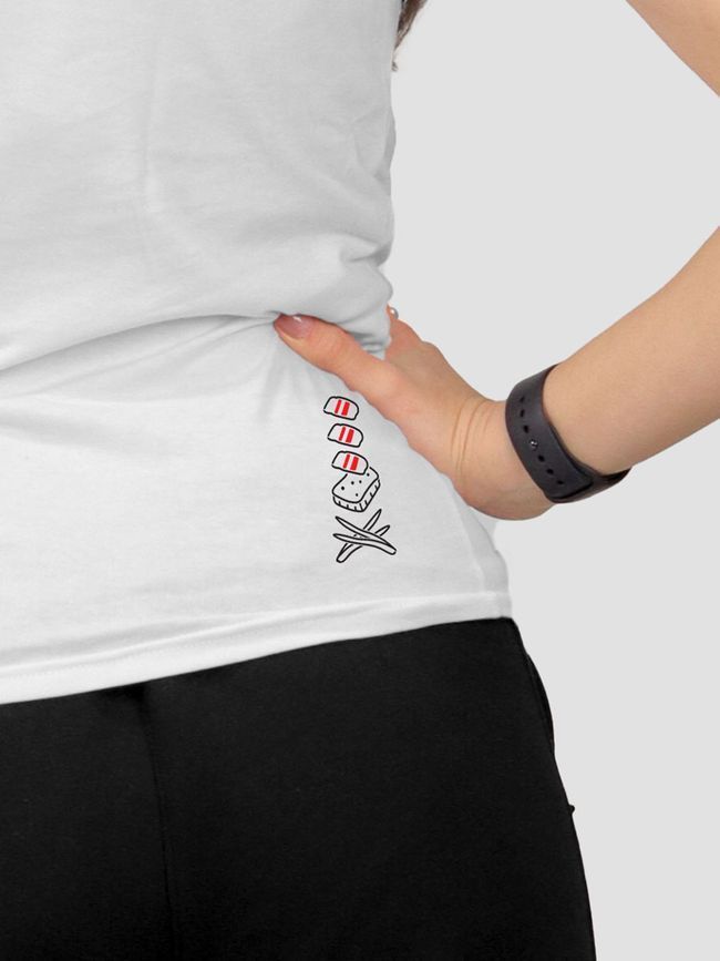 Women's T-shirt &ldquo;Borsch&rdquo;, White, L