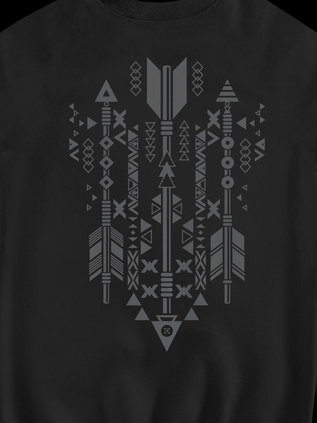 Women's Sweatshirt "Liberty Arrows", Black, M