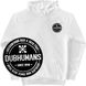 Men's Hoodie with a Changeable Patch “Dubhumans”, White, 2XS