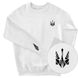 Women's Sweatshirt “Trident Liberty Mini”, White, XS