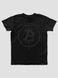Kid's T-shirt with Cryptocurrency “Bitcoin Line”, Black, S (122-128 cm)