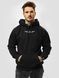 Men's Hoodie "Wings of Liberty 3", Black, M-L