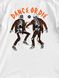 Men's T-shirt Oversize “Dance or Die”, White, XS-S