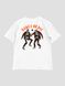 Men's T-shirt Oversize “Dance or Die”, White, XS-S