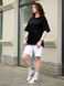 Women's Shorts oversize, White, XS-S