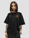 Women's T-shirt Oversize "03 (3SAB)", Black, XS-S