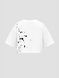 Women's oversized T-shirt Dubhumans Splash, White, XSS