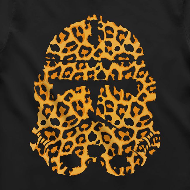 Men's T-shirt "Clone Leopard Skin", Black, M